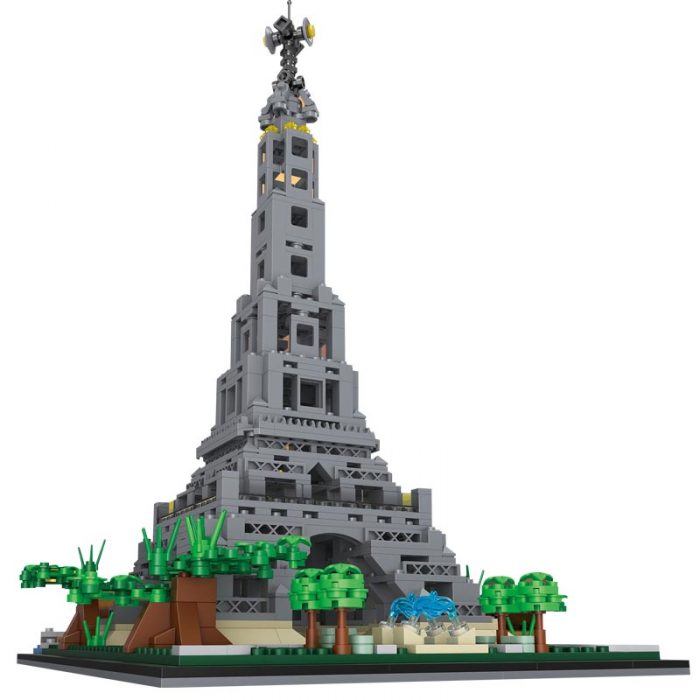 LOZ Lizhi Eiffel Tower Mini small particle building blocks famous buildings three dimensional assembled model toys 5 - LOZ MALL