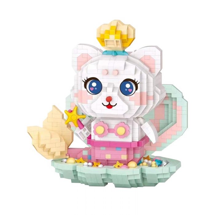 LOZ Lizhi micro particle building block shell mermaid difficult cartoon assembly model toy 5 - LOZ MALL