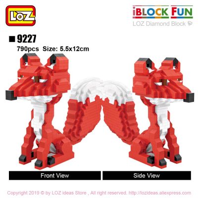 LOZ Micro Blocks Diamond Bricks Anpanman Red Fox Cartoon Character Anime Action Figures DIY Assembly Toys 2 - LOZ MALL
