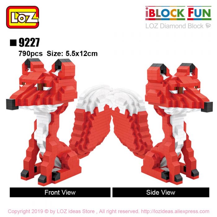 LOZ Micro Blocks Diamond Bricks Anpanman Red Fox Cartoon Character Anime Action Figures DIY Assembly Toys 2 - LOZ MALL