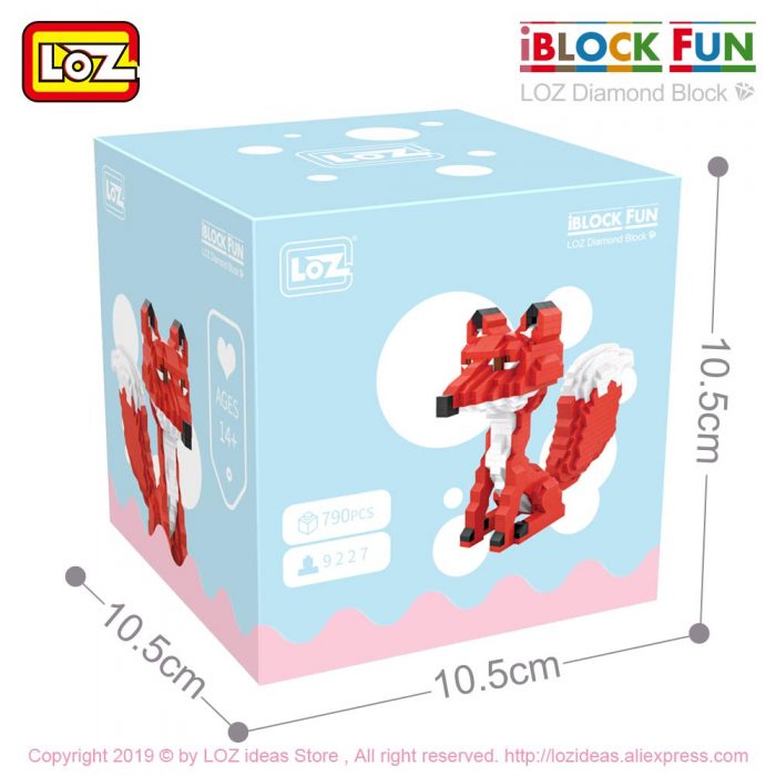 LOZ Micro Blocks Diamond Bricks Anpanman Red Fox Cartoon Character Anime Action Figures DIY Assembly Toys 4 - LOZ MALL