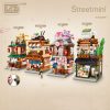 LOZ Mini small particle building blocks assembling toy puzzle mini Japanese shop street view kimono shop - LOZ MALL
