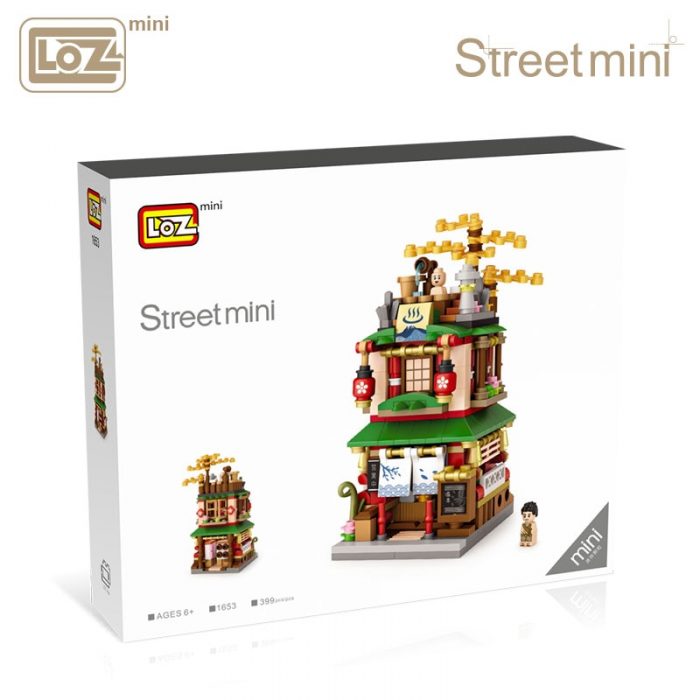 LOZ Mini small particle building blocks assembling toy puzzle mini Japanese shop street view kimono shop 5 - LOZ MALL
