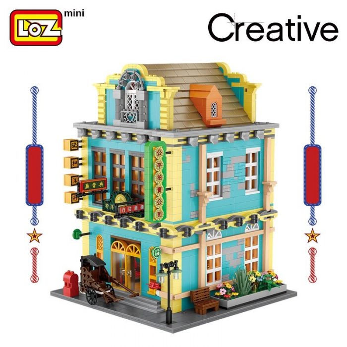 LOZ Ruihe Foreign Company Republic of China Auction House Old Shanghai Republic of China Style Buildings 2 - LOZ MALL