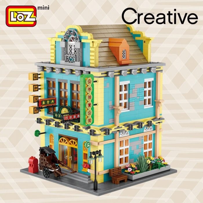 LOZ Ruihe Foreign Company Republic of China Auction House Old Shanghai Republic of China Style Buildings 3 - LOZ MALL