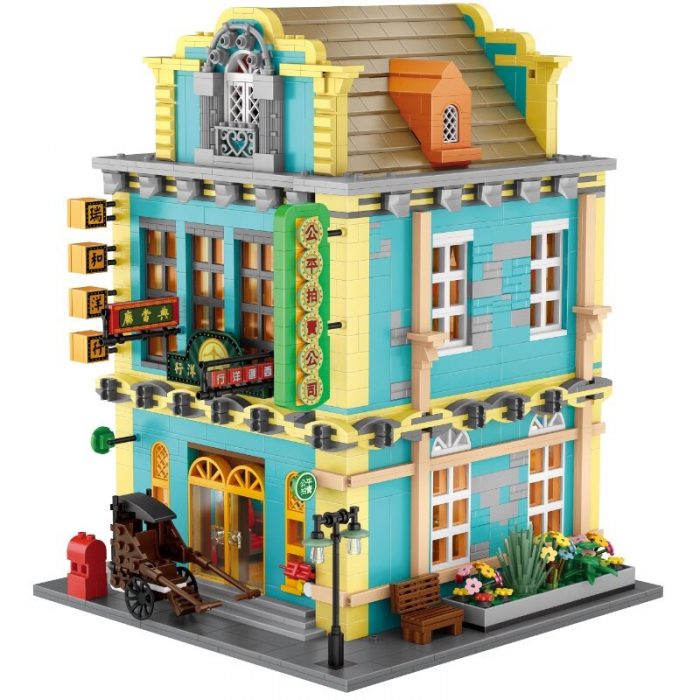 LOZ Ruihe Foreign Company Republic of China Auction House Old Shanghai Republic of China Style Buildings 5 - LOZ MALL