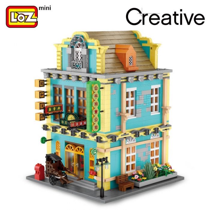 LOZ Ruihe Foreign Company Republic of China Auction House Old Shanghai Republic of China Style Buildings - LOZ MALL