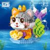 LOZ micro particle building blocks submarine mermaid adult difficult assembly girl puzzle DIY model toy - LOZ MALL