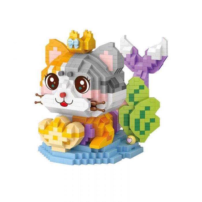 LOZ micro particle building blocks submarine mermaid adult difficult assembly girl puzzle DIY model toy 5 - LOZ MALL