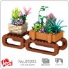 Lezi 00901 Eternal Plant Succulents Orchid Camellia Flower Bonsai Pot Mini Blocks Bricks Building Toy For - LOZ MALL