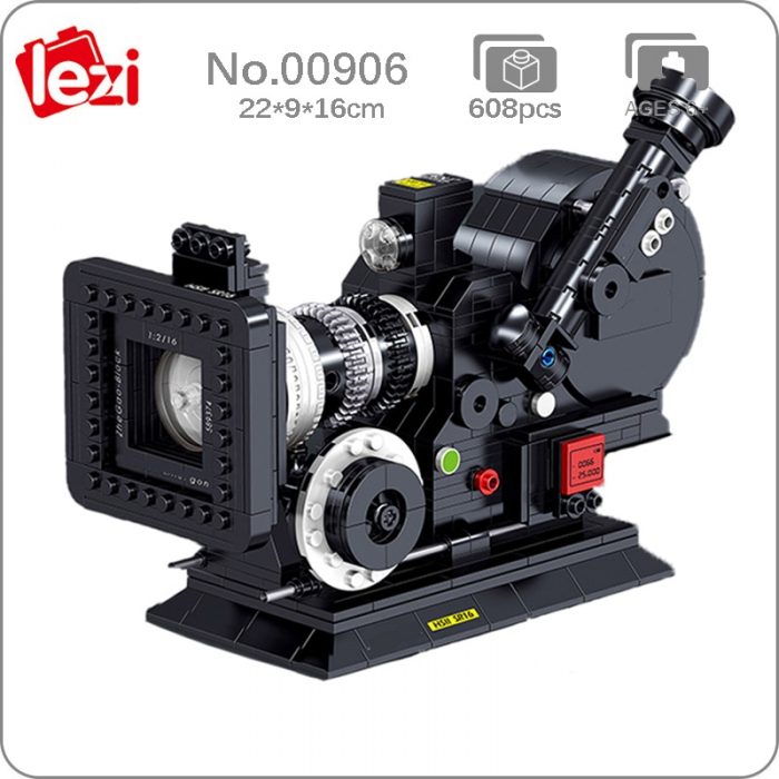 Lezi 00906 Digital Cinematic Camera Lens Movie Television Video Machine Mini Blocks Bricks Building Toy For - LOZ MALL