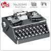 Lezi 00940 Retro Classic Typer Mechanic Typewriter Marking Machine DIY Mini Blocks Bricks Building Toy For - LOZ MALL