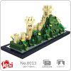 Lezi 8013 World Architecture The Great Wall Watchtower Mountain Mini Diamond Blocks Bricks Building Toy For - LOZ MALL