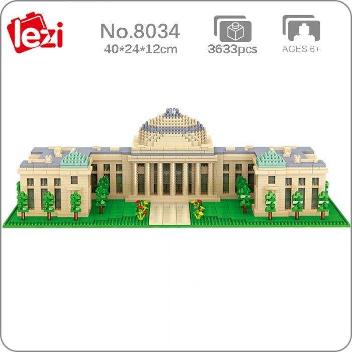 Lezi 8034 World Architecture MIT Massachusetts Institute Of Technology Model Mini Diamond Blocks Bricks Building Toy - LOZ MALL