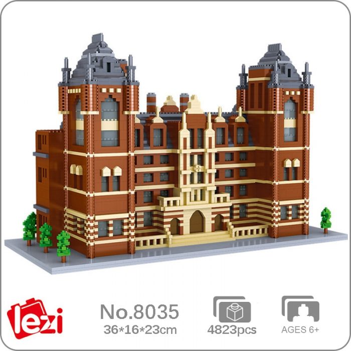 Lezi 8035 World Architecture Royal College Of Music School DIY Mini Diamond Blocks Bricks Building Toy - LOZ MALL