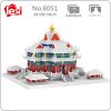 Lezi 8051 World Architecture Snow Imperial Palace Turret Tower Mini Diamond Blocks Bricks Building Toy for - LOZ MALL