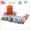 Lezi 8269 World Architecture Yellow Crane Tower Yangtze River Bridge Train Mini Diamond Blocks Bricks Building - LOZ MALL