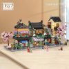 Loz Japanese Street View Building Blocks Fruit Shop Ramen Restaurant Residential Building Large Building Difficult Adult - LOZ MALL