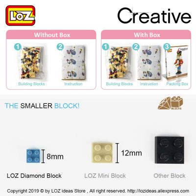 New LOZ Diamond Blocks Piggy Bank Pig Toys Children Building Blocks Model Micro Bricks Educational Creative 5 - LOZ MALL