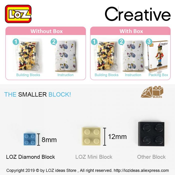 New LOZ Diamond Blocks Piggy Bank Pig Toys Children Building Blocks Model Micro Bricks Educational Creative 5 - LOZ MALL