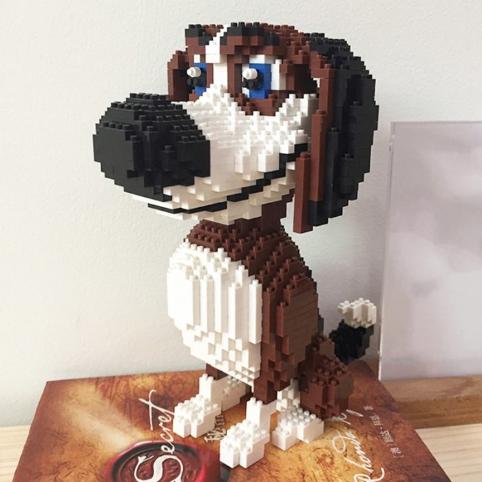 PZX 686 01 Animal World Beagle Hound Hunting Dog Pet Doll Model Mini Diamond Blocks Bricks 1 - LOZ MALL