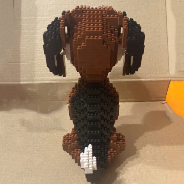 PZX 686 01 Animal World Beagle Hound Hunting Dog Pet Doll Model Mini Diamond Blocks Bricks 5 - LOZ MALL