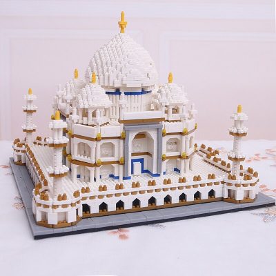 PZX 9914 World Architecture Taj Mahal Palace Mosque Temple DIY Mini Diamond Blocks Bricks Building Toy 3 - LOZ MALL