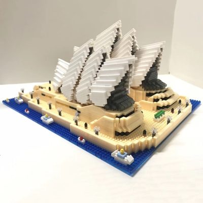 PZX 9916 World Architecture Sydney Opera House Theater Ocean Ship 3D Mini Diamond Blocks Bricks Building 4 - LOZ MALL