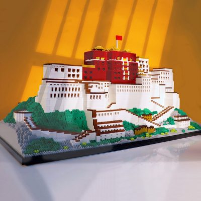 PZX 9922 World Architecture Tibet Lhasa Potala Palace Flag House DIY Mini Diamond Blocks Bricks Building 3 - LOZ MALL