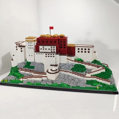 PZX 9922 World Architecture Tibet Lhasa Potala Palace Flag House DIY Mini Diamond Blocks Bricks Building 4 - LOZ MALL