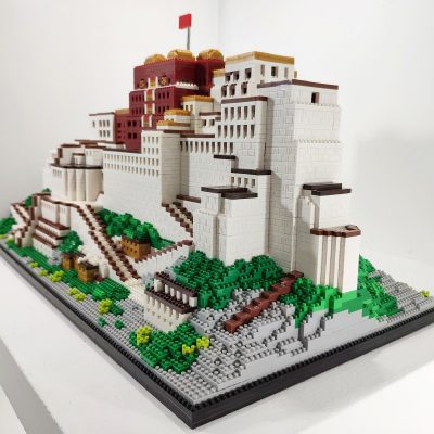 PZX 9922 World Architecture Tibet Lhasa Potala Palace Flag House DIY Mini Diamond Blocks Bricks Building 5 - LOZ MALL