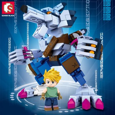 SEMBO 4 Styles Digital Anime Building Blocks Action Figure Models Bricks Garudamon Model Toys Children Doll 2 - LOZ MALL