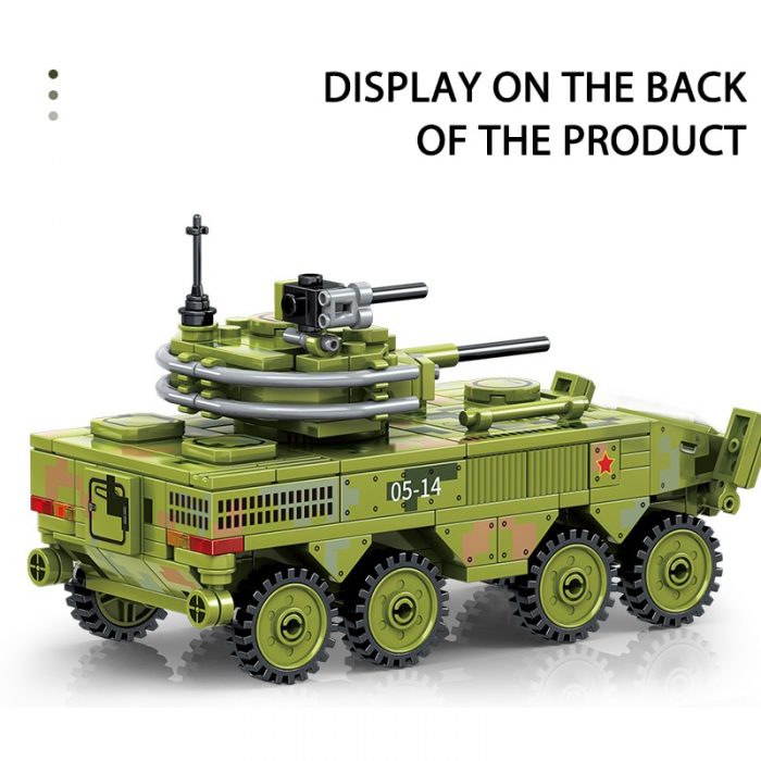 SEMBO BLOCK 275pcs Survival Warfare Military Main Battle Truck Bricks Heavy Armed Weapon Building Blocks Display 3 - LOZ MALL