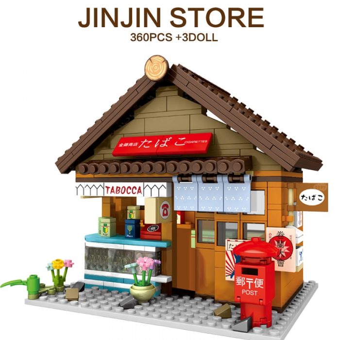 SEMBO BLOCK 4 Style City Scence Japanese Style DIY House Street Model Building Block Gift Toys 3 - LOZ MALL