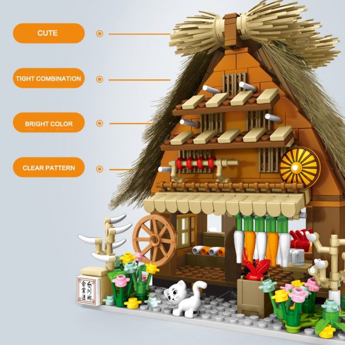 SEMBO BLOCK 4 Style City Scence Japanese Style DIY House Street Model Building Block Gift Toys 5 - LOZ MALL