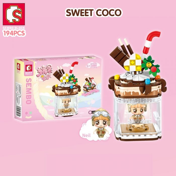 SEMBO BLOCK 4 Styles Candy Planet City View lighting Building Blocks Sleeping Cabin Bricks Gifts Toys 3 - LOZ MALL
