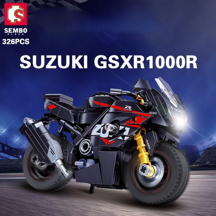 SEMBO BLOCK 7 Style Racing Motorcycle Car Building Blocks Superbike Motorbike Model Bricks Gift Toys Child 1 - LOZ MALL