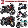 SEMBO BLOCK 7 Style Racing Motorcycle Car Building Blocks Superbike Motorbike Model Bricks Gift Toys Child - LOZ MALL