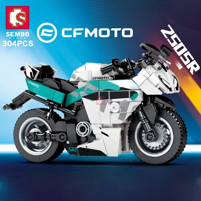 SEMBO BLOCK 7 Style Racing Motorcycle Car Building Blocks Superbike Motorbike Model Bricks Gift Toys Child 3 - LOZ MALL
