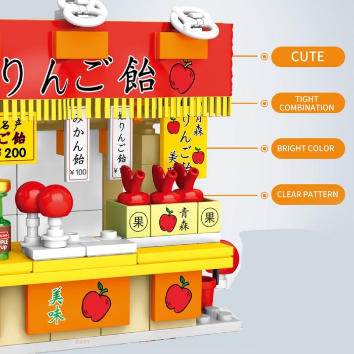 SEMBO BLOCK City Scence Food Street Bar Model Traditional Food Japanese Style Building Blocks Gifts Toys 1 - LOZ MALL