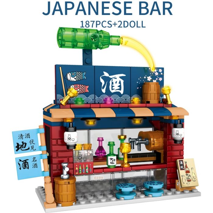 SEMBO BLOCK City Scence Food Street Bar Model Traditional Food Japanese Style Building Blocks Gifts Toys 3 - LOZ MALL