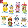 SEMBO BLOCK Creative Anime Doll Action Figure Building Blocks Anime Toys Bricks Kawaii Monster Blocks Gifts - LOZ MALL
