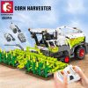 SEMBO BLOCK Farm Tractor 2023PCS TECHNICAL Corn Harvester RC Building Blocks City Car Vehicle Bricks Construction - LOZ MALL