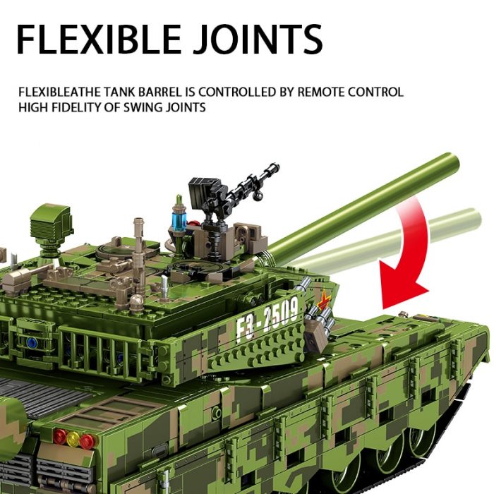 SEMBO BLOCK RC Military Main Battle Tank 99A Heavy Armed Weapon Building Blocks Collectible Gifts Military 2 - LOZ MALL
