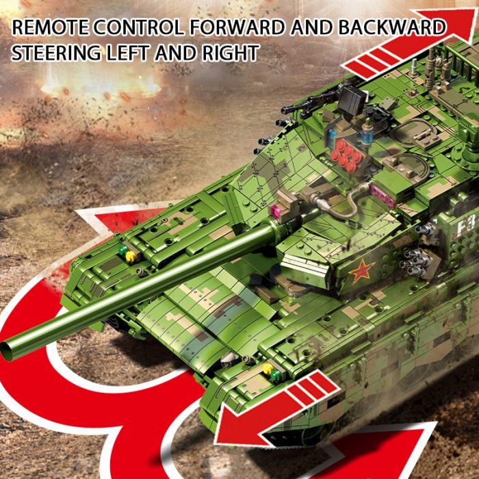 SEMBO BLOCK RC Military Main Battle Tank 99A Heavy Armed Weapon Building Blocks Collectible Gifts Military - LOZ MALL