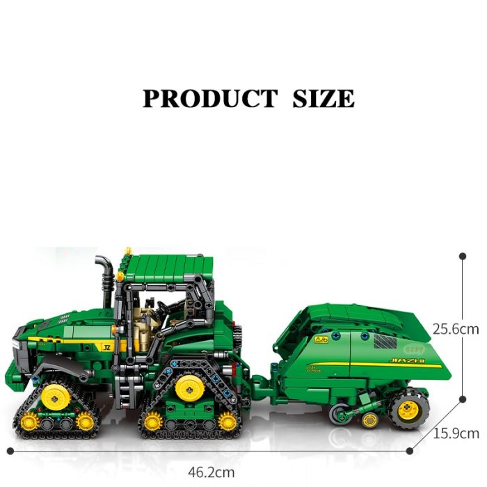 SEMBO BLOCK TECHNICAL City Remote Control RC Car Compatible MOC Building Blocks RC farmer Car Bricks 3 - LOZ MALL