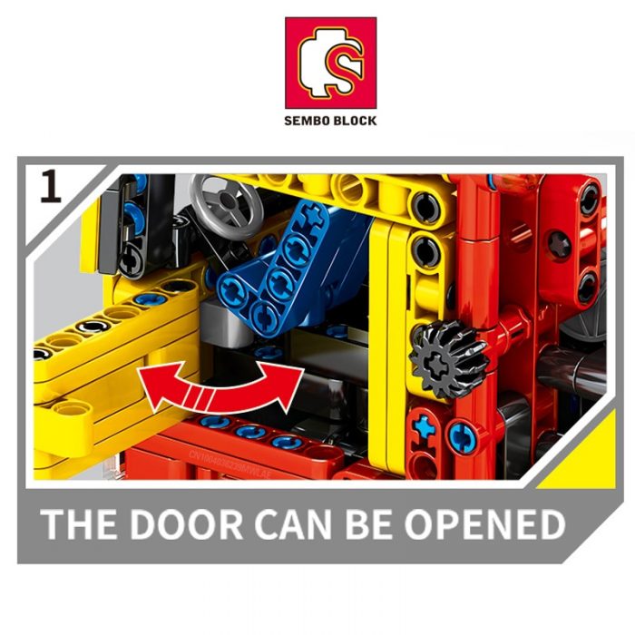SEMBO BLOCK TECHNICAL RC Car Building Blocks Rescue Truck STEM Engineering Remote Control Collectible Model Kits 2 - LOZ MALL