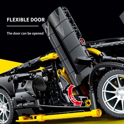 SEMBO BLOCK TECHNICAL RC Super Car Building Blocks Engineering Sports Car Remote Control Collectible Model Kits 2 - LOZ MALL