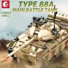 SEMBO Block 1102PCS Vintage Military Truck Building Blocks Main Battle Tank Weapon Military Toy Soldiers Toys - LOZ MALL