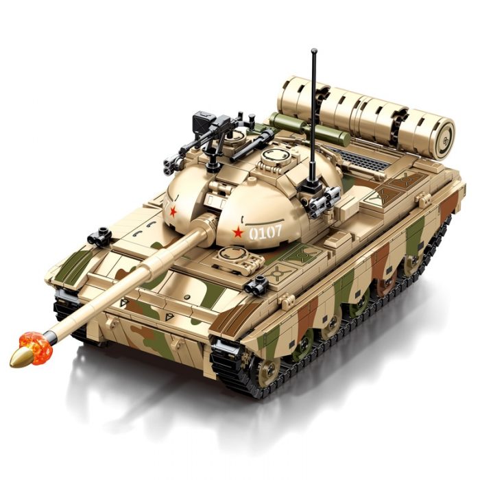 SEMBO Block 1102PCS Vintage Military Truck Building Blocks Main Battle Tank Weapon Military Toy Soldiers Toys 5 - LOZ MALL